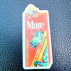 Mare Horse Parody Humor Funny Accent Decor Sticker